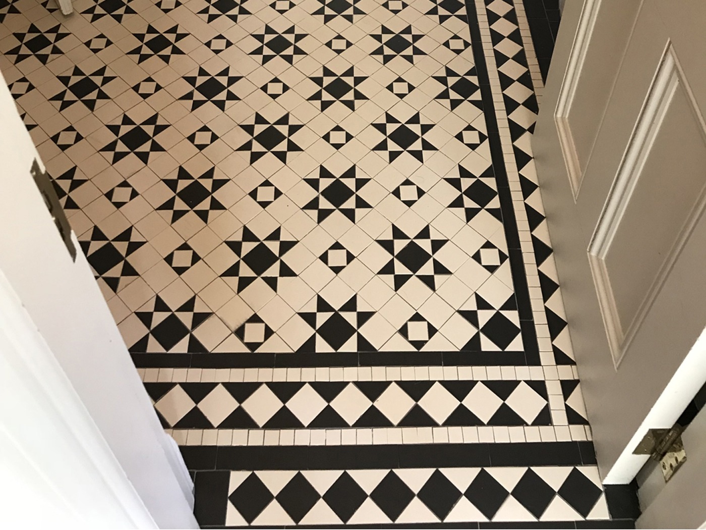 Mosaic Floor Tile Extensions to Existing Installations