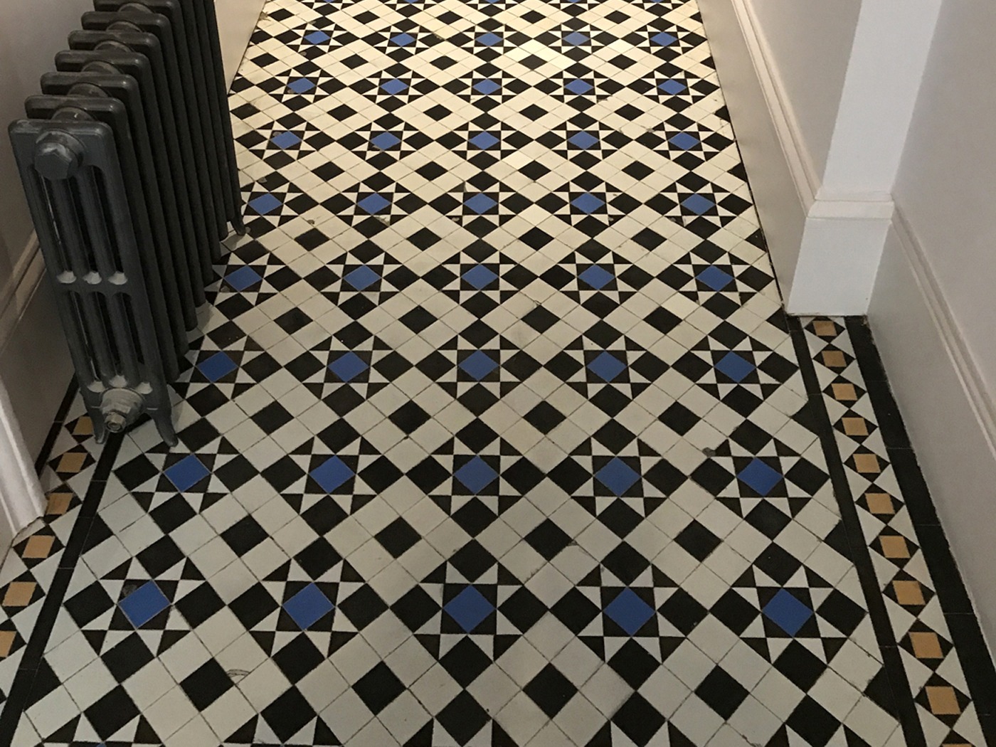 Mosaic Floor Tile Extensions to Existing Installations