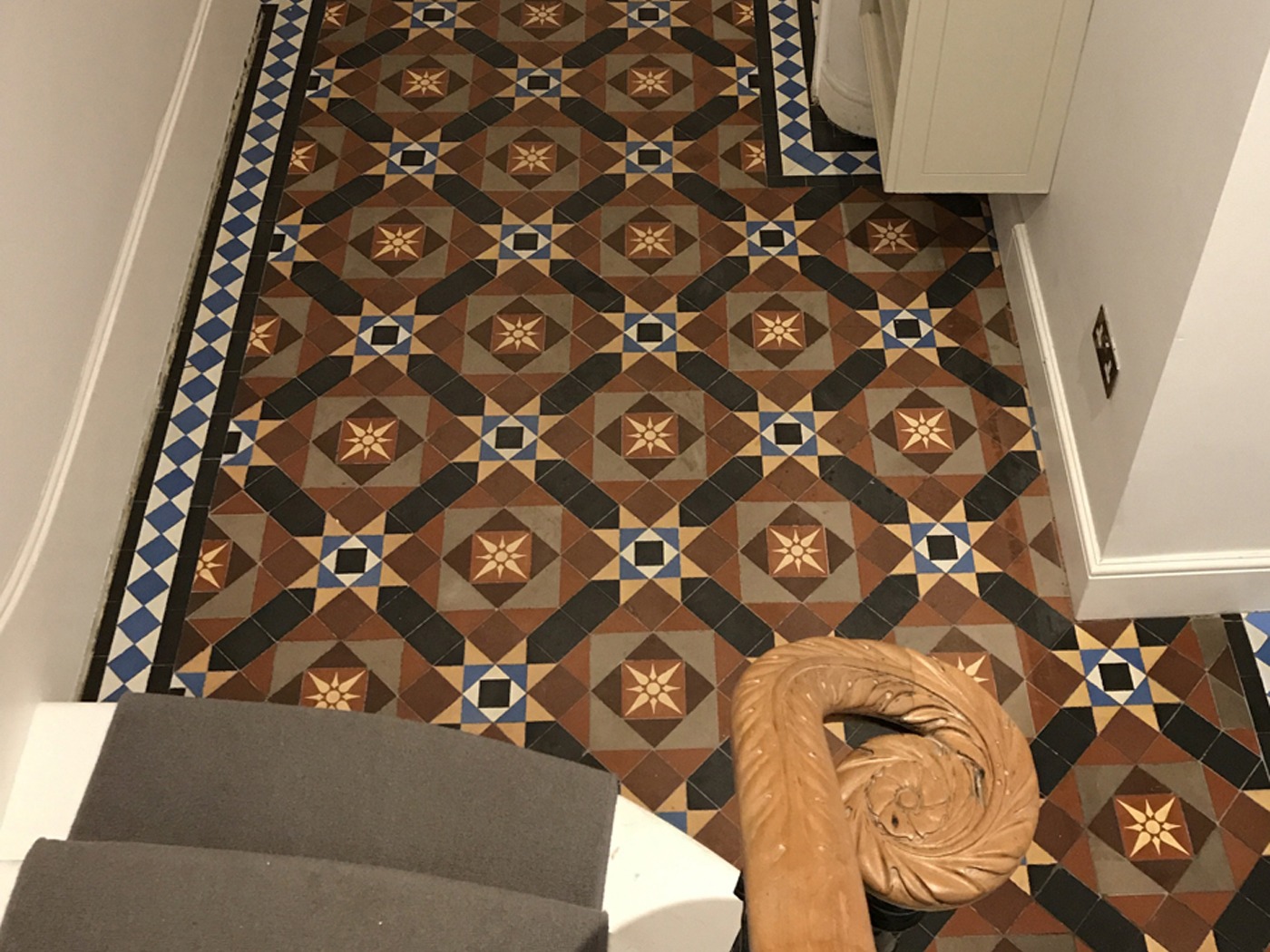 Victorian and Edwardian Floor Tile Restoration