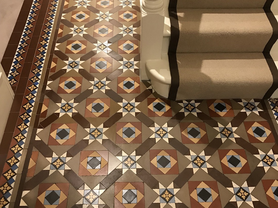 Mosaic Floor Tile Extensions to Existing Installations