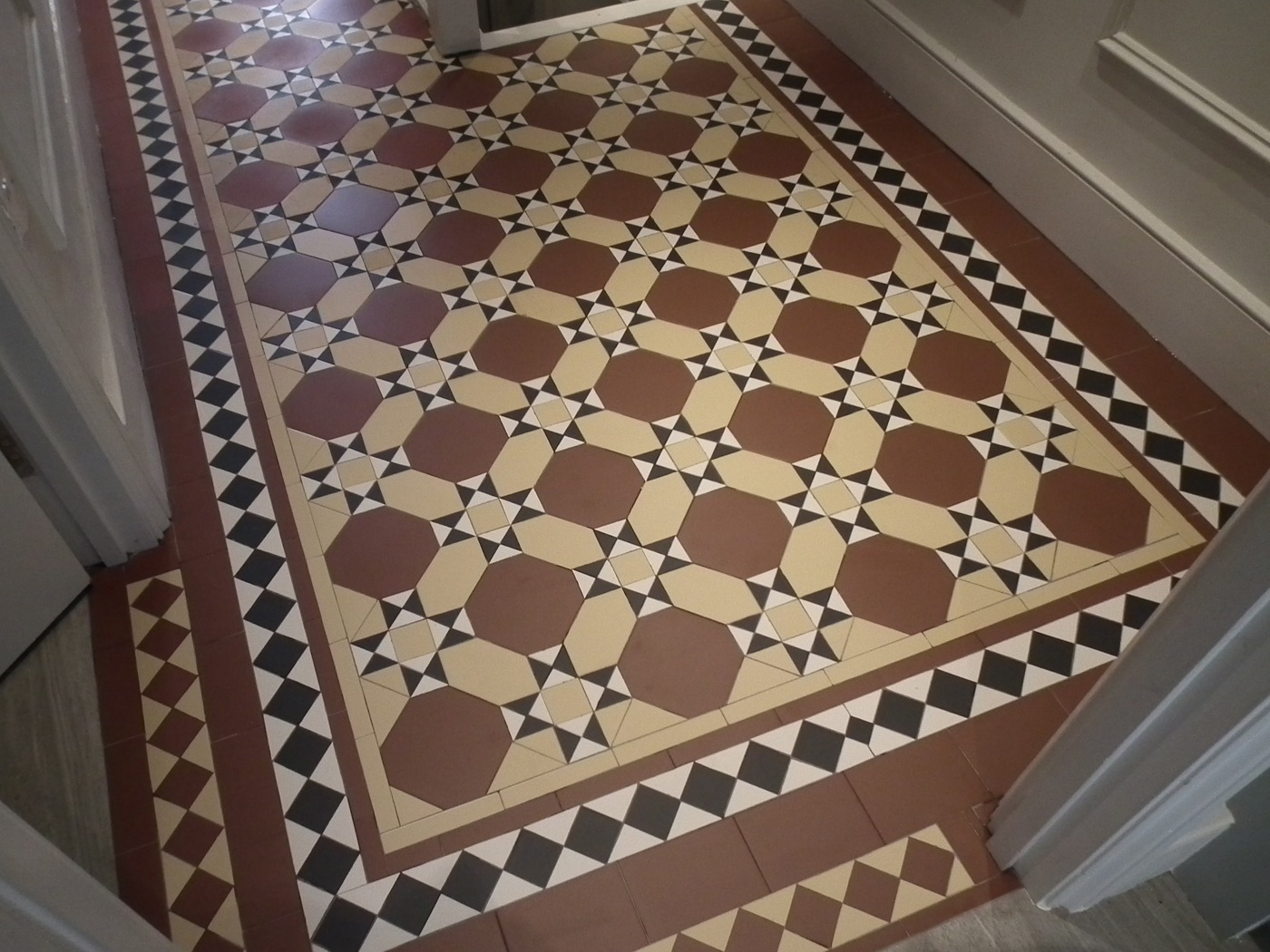 Mosaic Floor Tile Extensions to Existing Installations