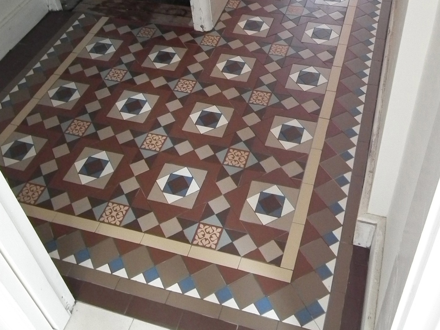 Victorian and Edwardian Floor Tile Restoration