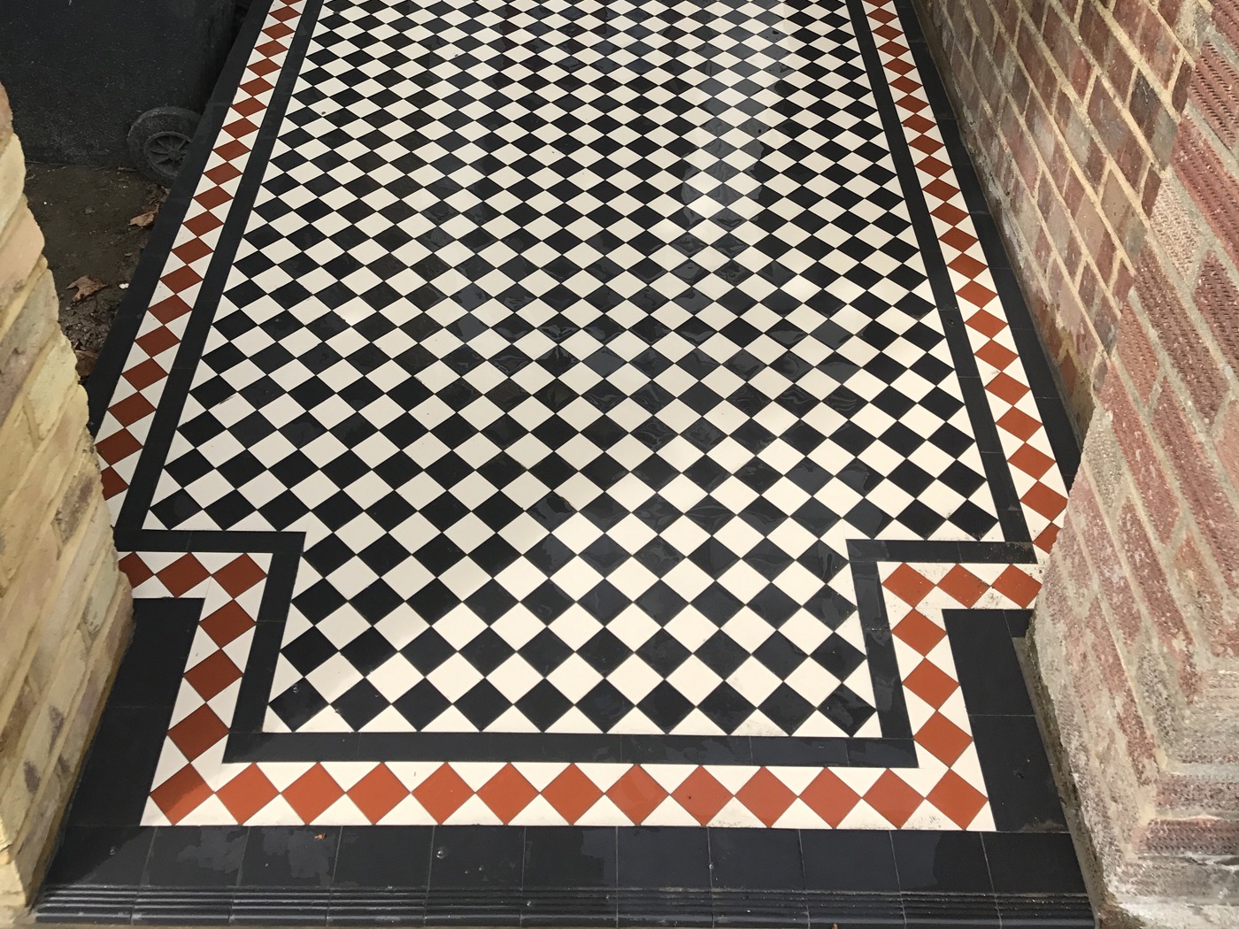 Mosaic Floor Tile Extensions to Existing Installations