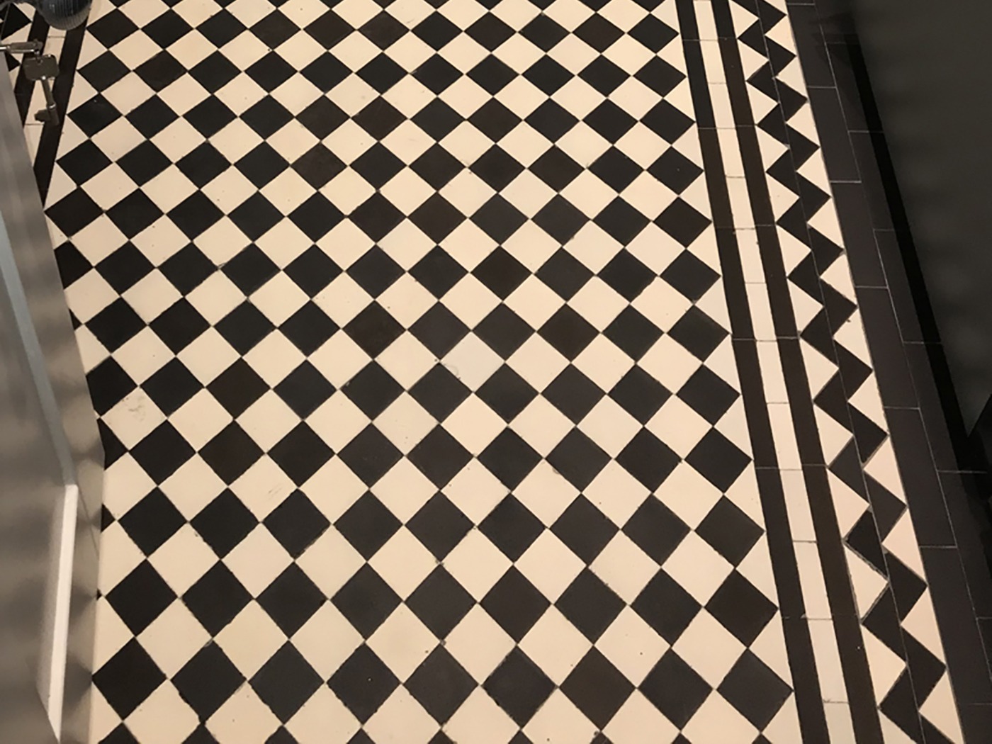 Mosaic Floor Tile Extensions to Existing Installations
