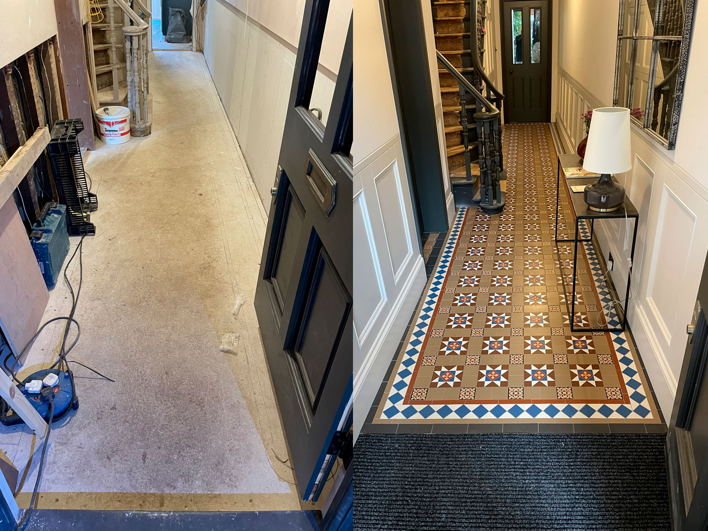 Victorian Tiles Installation